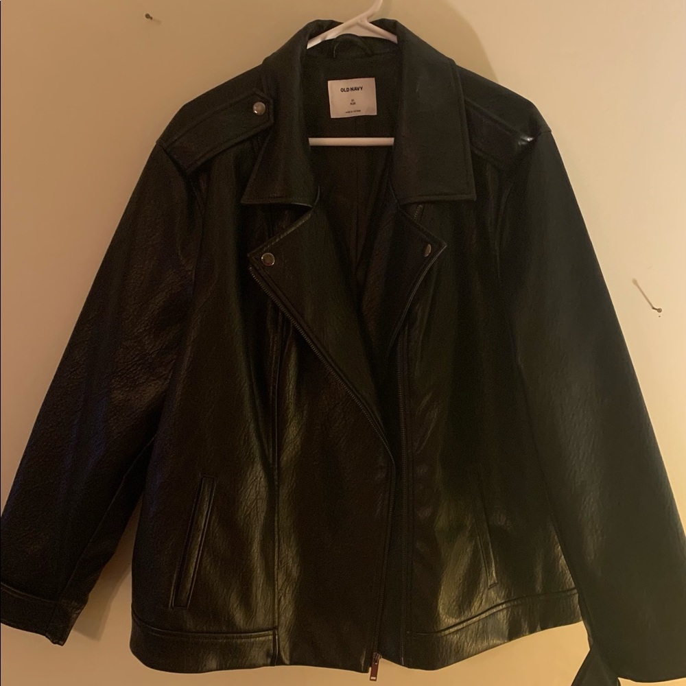 Faux leather Moto jacket